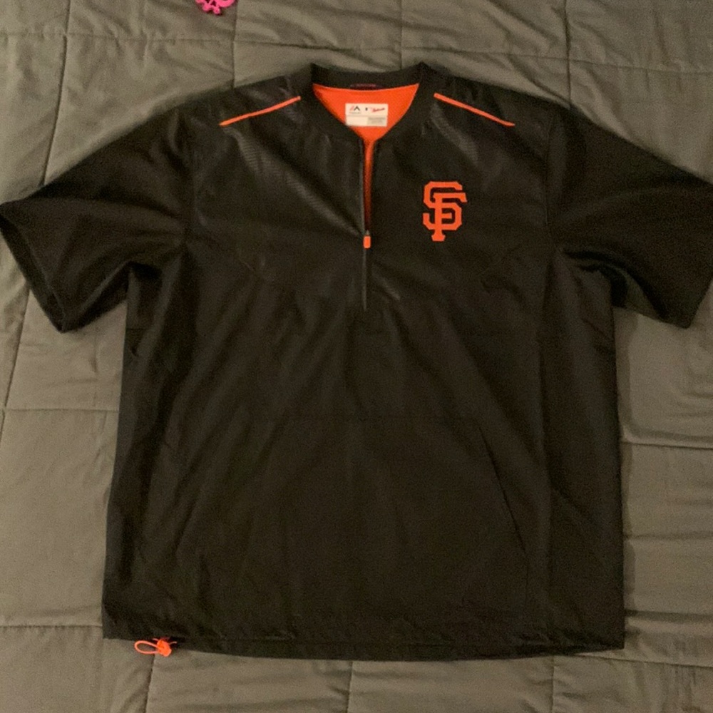Men’s San Francisco Giants short sleeve wind breaker